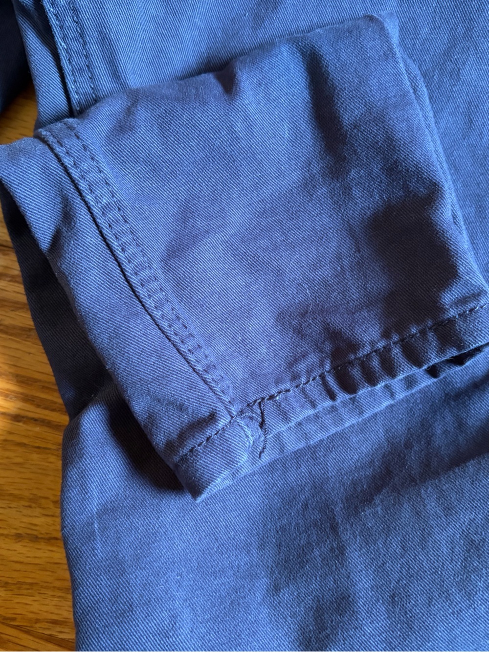 H&M Boys Cotton Navy Slim Pants - Picture 4 of 9